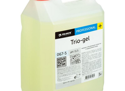 Моющее средство с отбеливающим эффектом Pro-Brite Trio-Gel 5 л (концентрат)